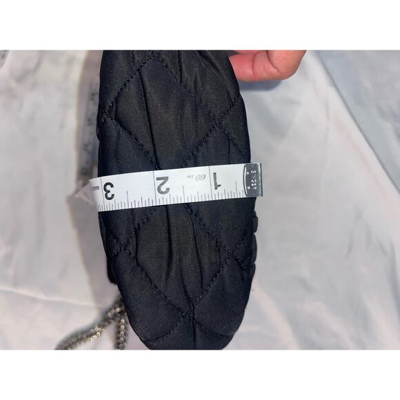 BCBGENERATION Black Quilted Chain Shoulder Strap Women's Handbag Bag - Picture 7 of 12